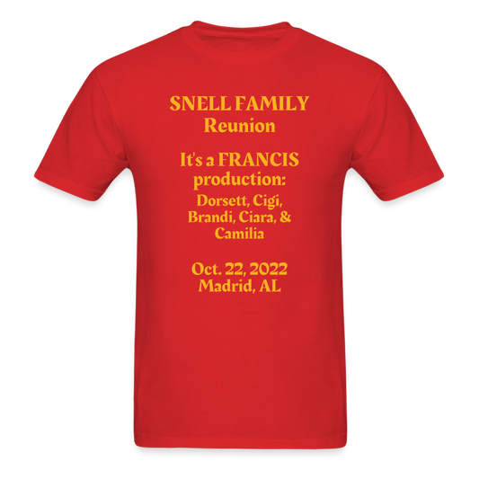 SNELL FAMILY REUNION - red