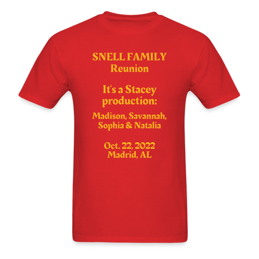 SNELL FAMILY - STACEY - red