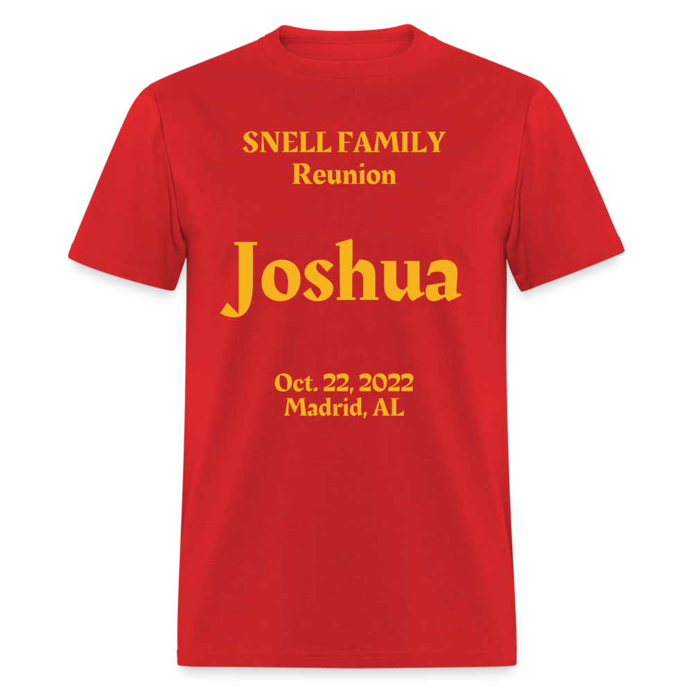 SNELL FAMILY - JOSHUA - red