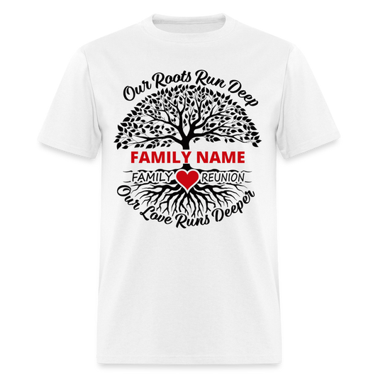 FAMILY ROOTS REUNION SHIRT - white