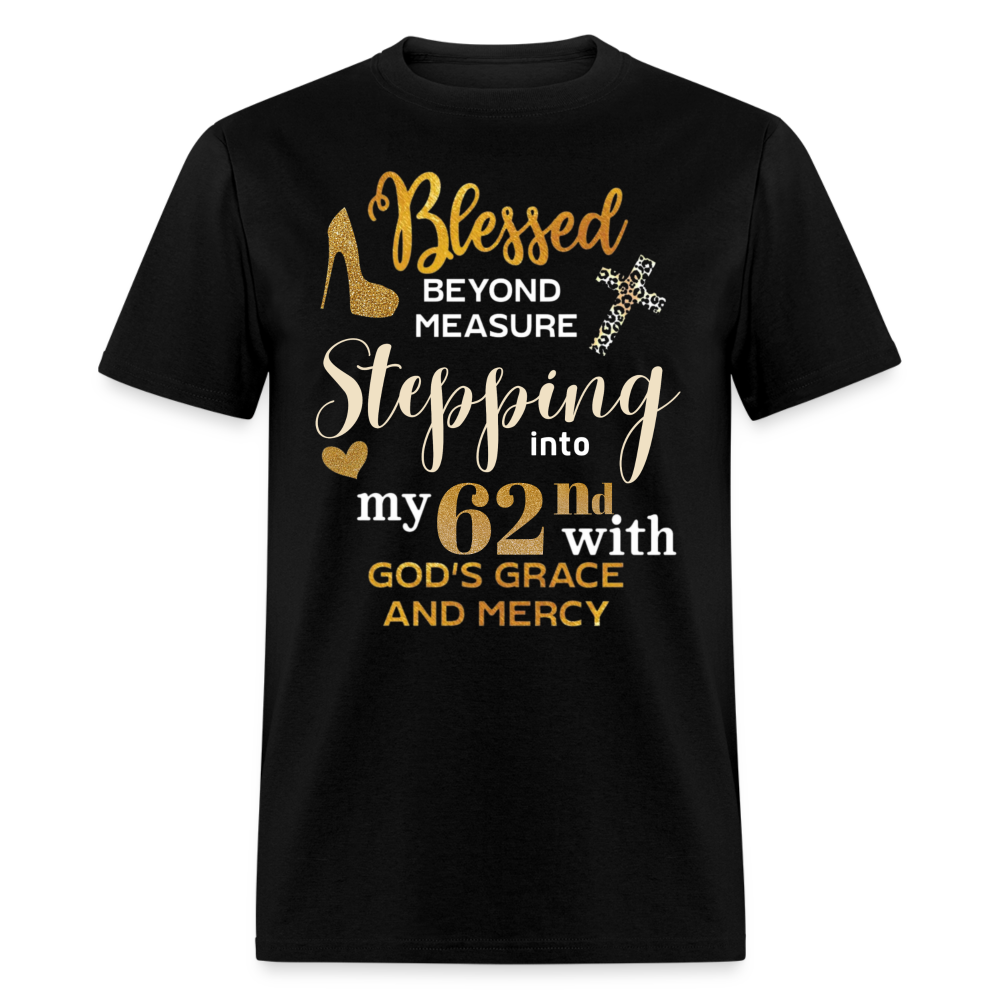 BLESSED STEPPING 62 UNISEX SHIRT - black