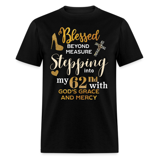 BLESSED STEPPING 62 UNISEX SHIRT - black