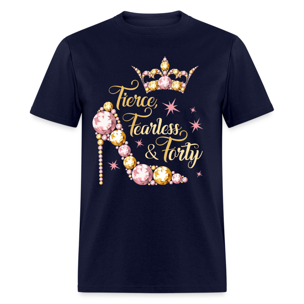 FIERCE FEARLESS FORTY SHIRT - navy