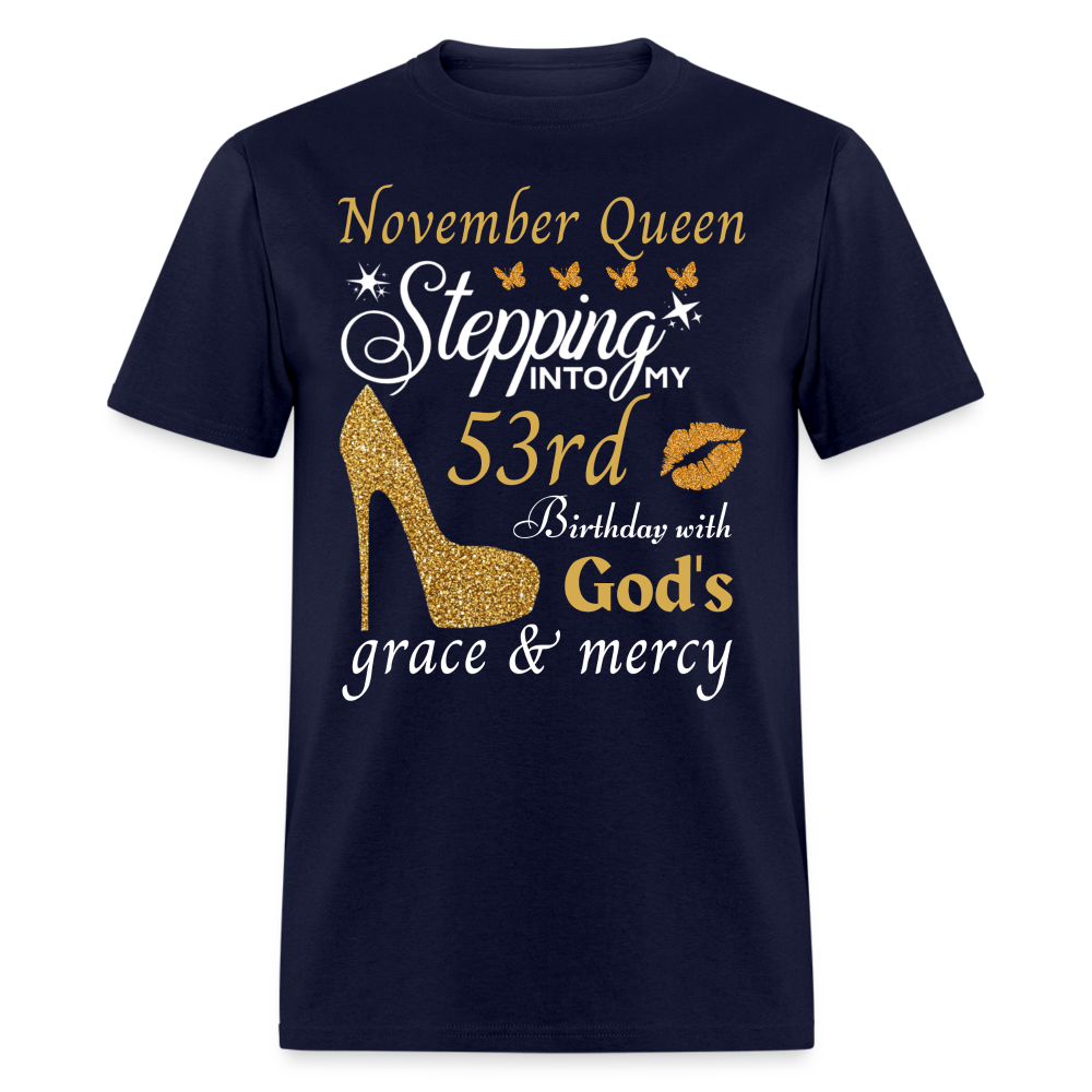 NOVEMBER QUEEN STEPPING 53 SHIRT - navy