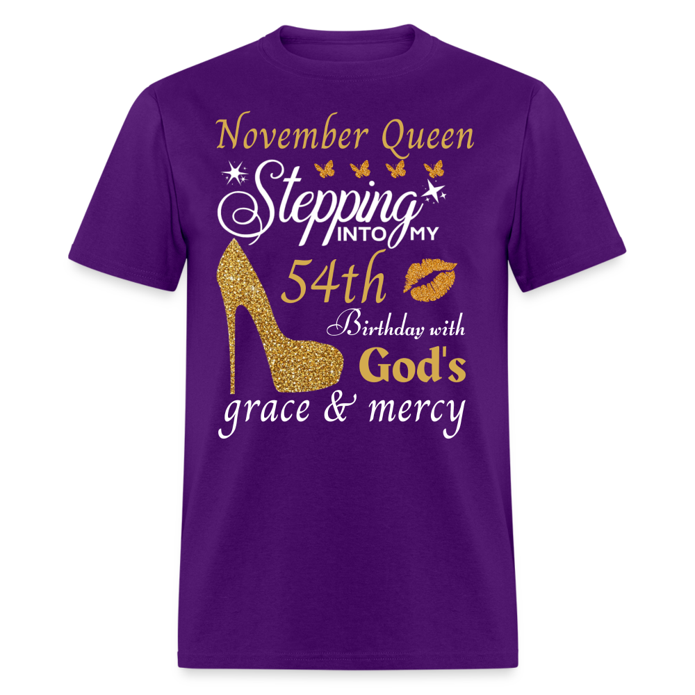 NOVEMBER QUEEN STEPPING 54 SHIRT - purple