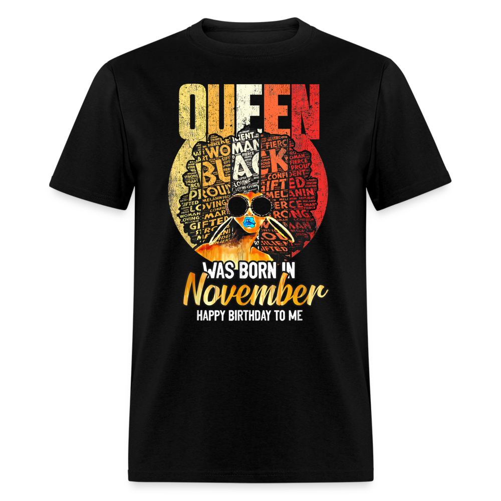 NOVEMBER WOMAN UNISEX SHIRT - black