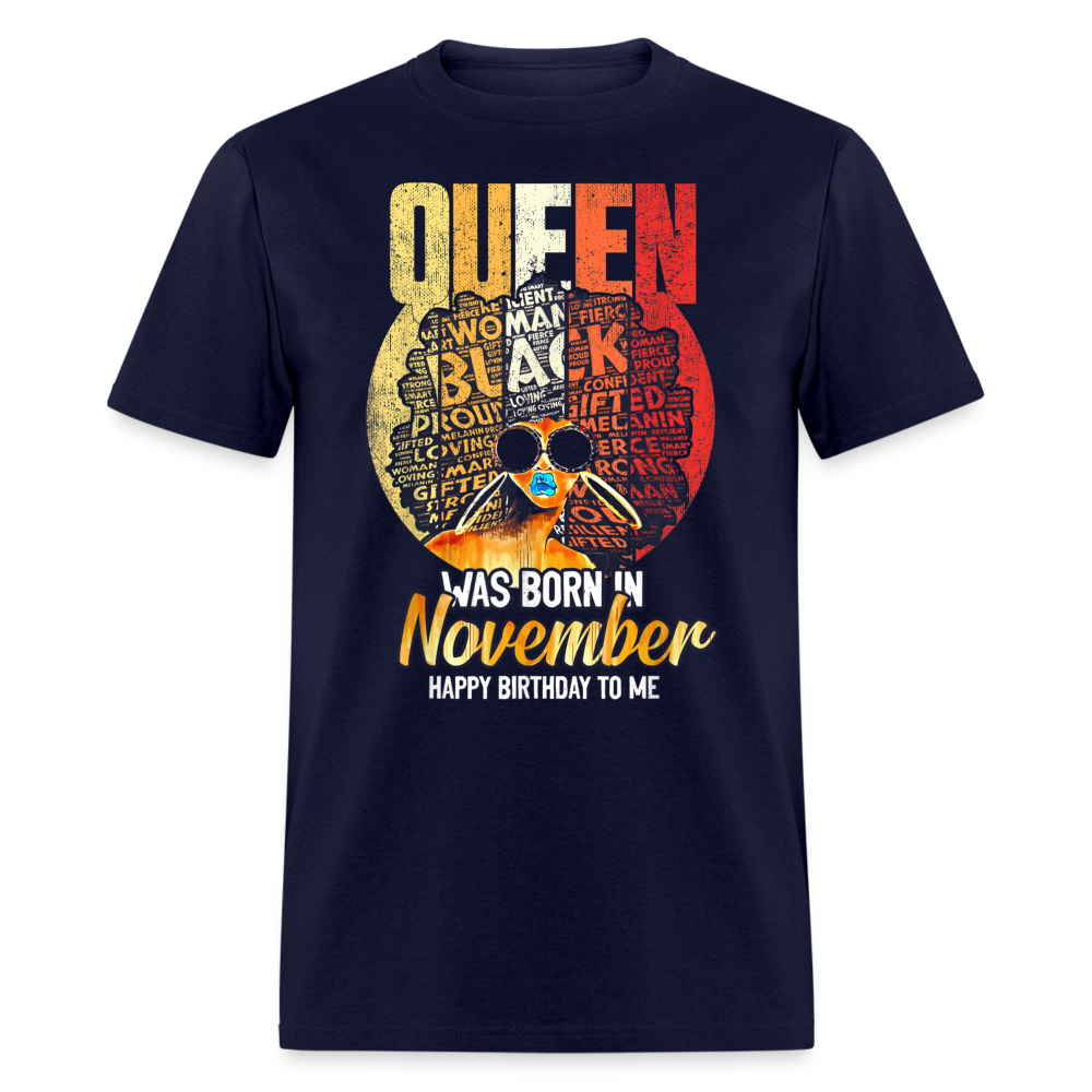 NOVEMBER WOMAN UNISEX SHIRT - navy