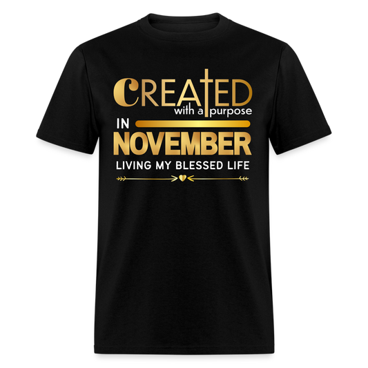 PURPOSE NOVEMBER SHIRT - black