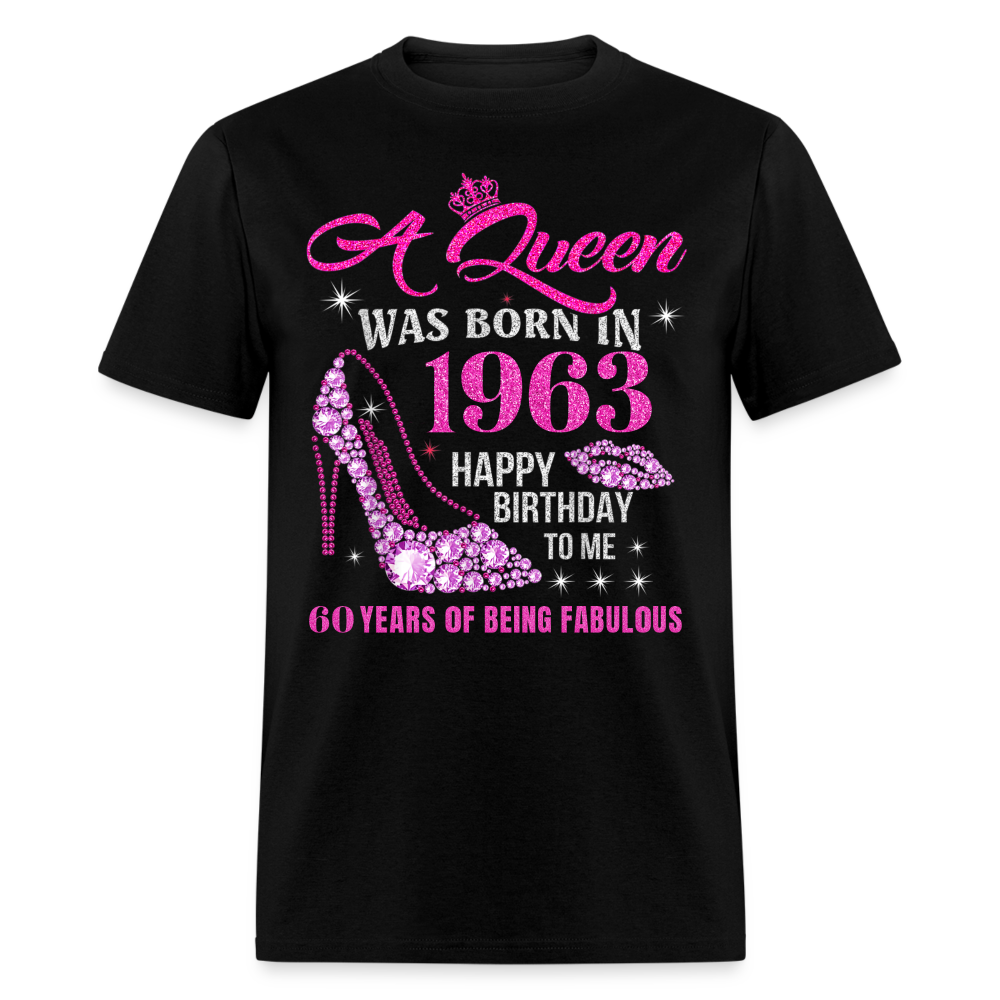 QUEEN 1963-60 YEARS SHIRT - black