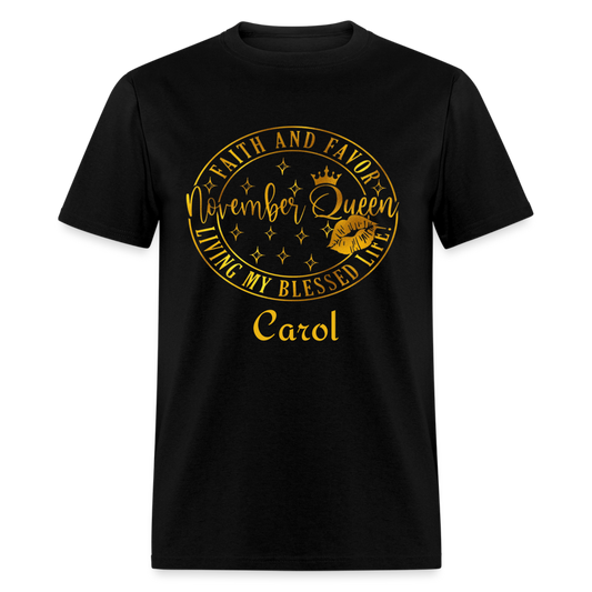 NOVEMBER QUEEN CAROL - black