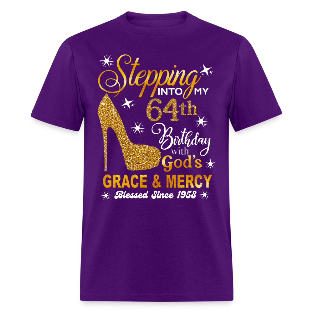 64 GRACE BLESSED 1958 SHIRT - purple