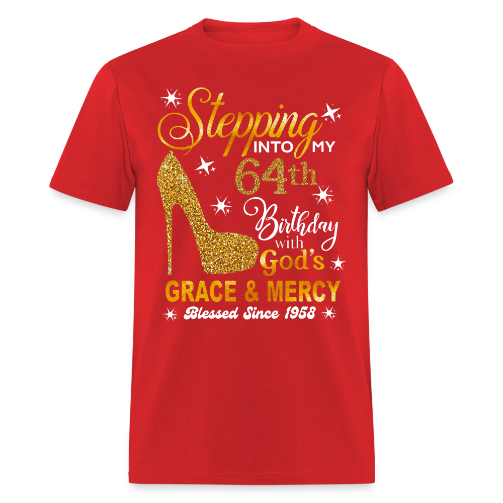 64 GRACE BLESSED 1958 SHIRT - red