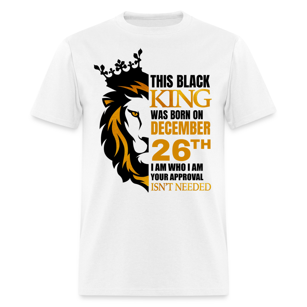 26TH DECEMBER BLACK KING SHIRT - white