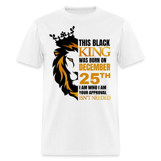 25TH DECEMBER BLACK KING SHIRT - white
