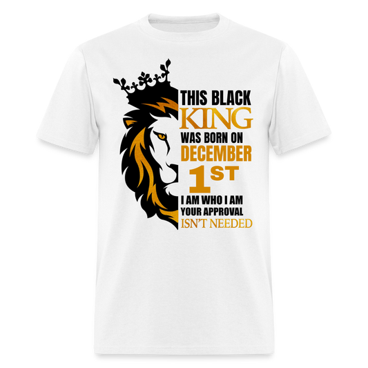 1ST DECEMBER BLACK KING SHIRT - white