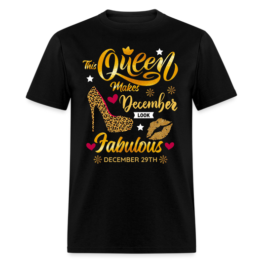 QUEEN FAB 29TH DECEMBER SHIRT - black