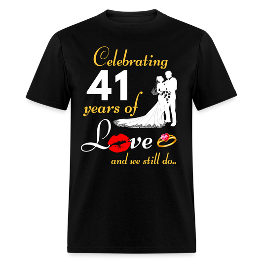 41ST ANNIVERSARY SHIRT - black