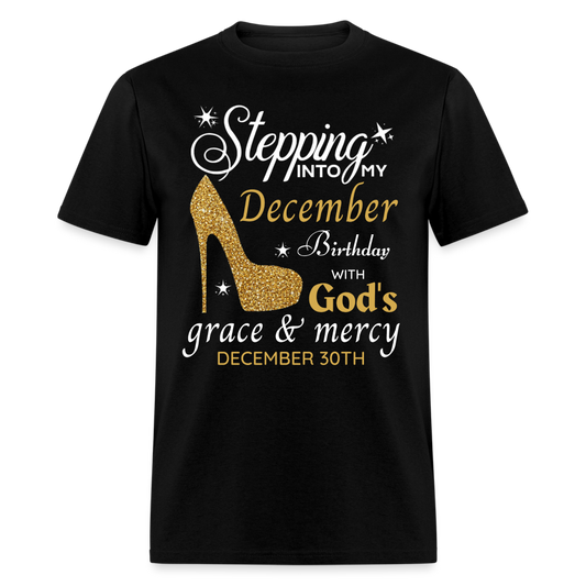 DECEMBER 30TH GRACE SHIRT - black