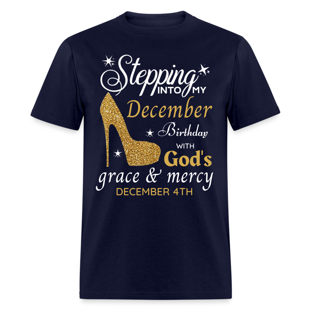 DECEMBER 4TH GRACE SHIRT - navy