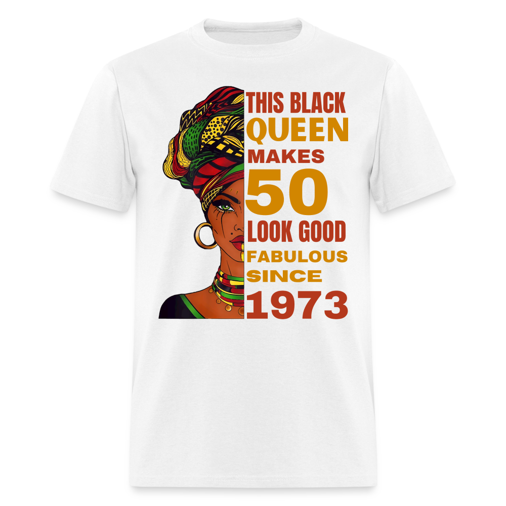QUEEN 50 FAB 1973 SHIRT - white