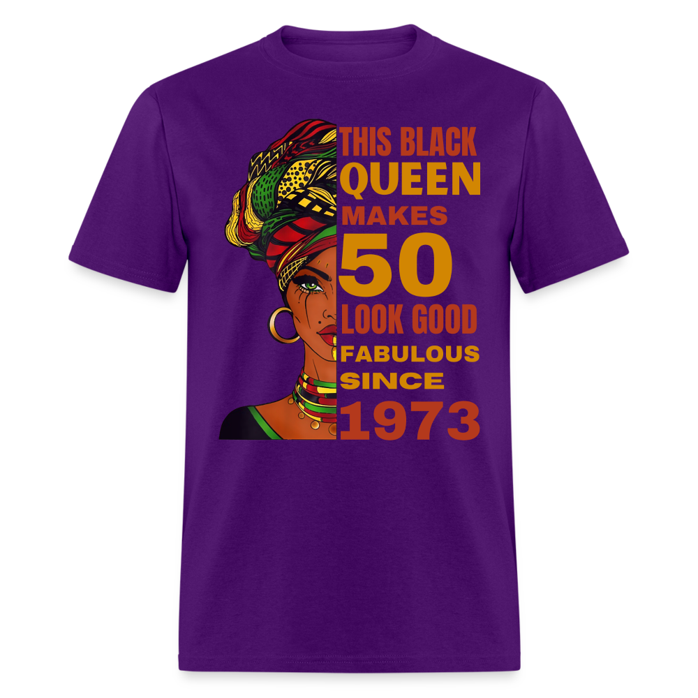 QUEEN 50 FAB 1973 SHIRT - purple