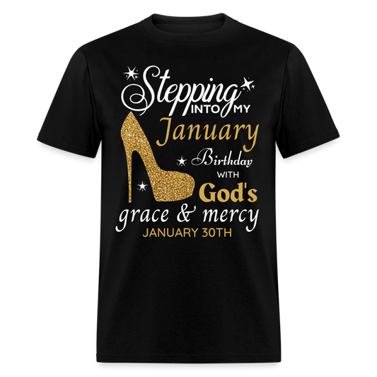 JANUARY 30TH GRACE SHIRT - black
