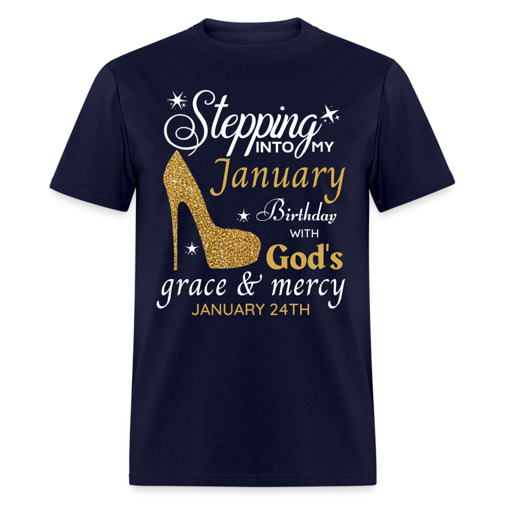 JANUARY 24TH GRACE SHIRT - navy