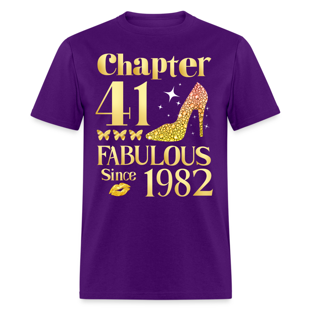 CHAPTER 41-1982 SHIRT - purple