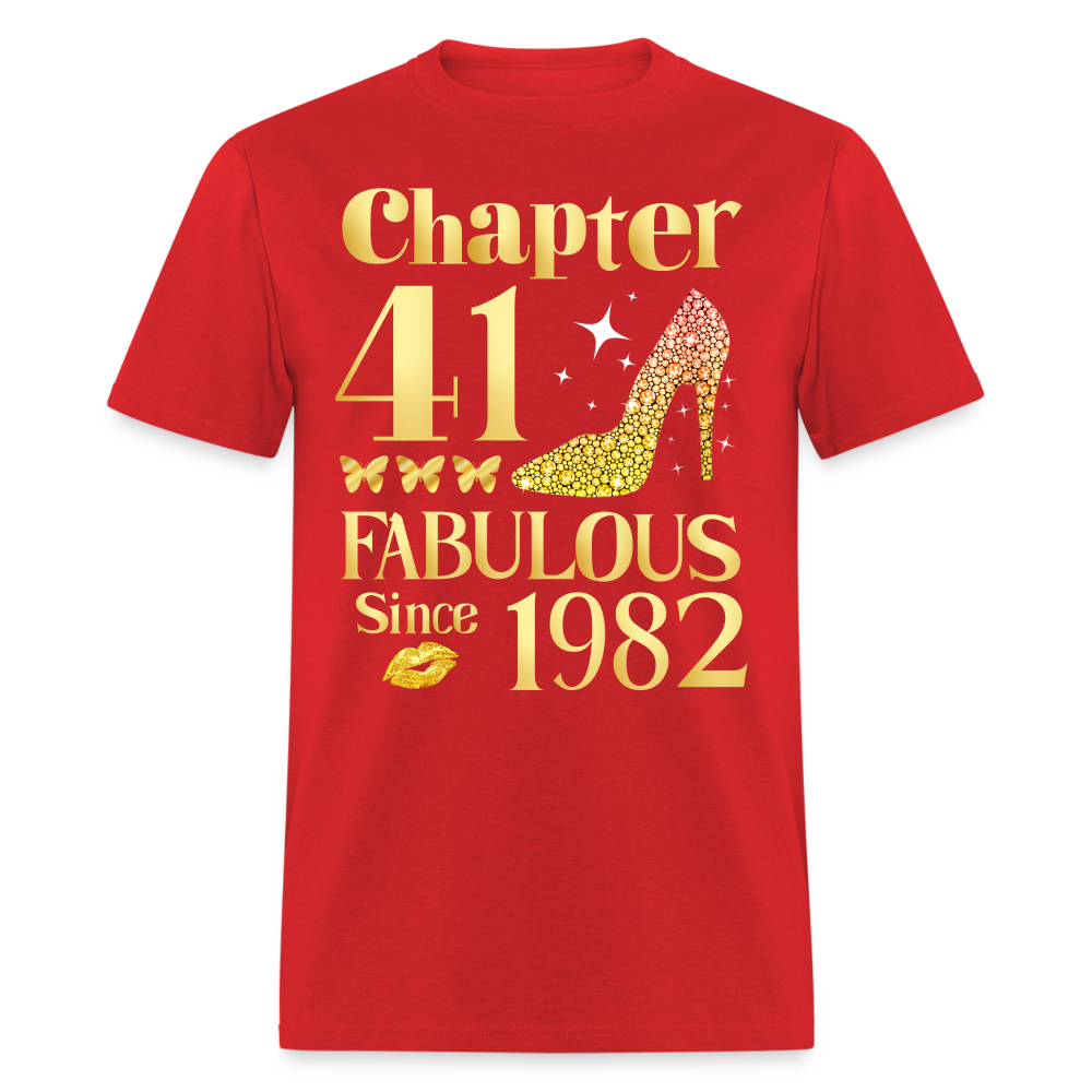 CHAPTER 41-1982 SHIRT - red