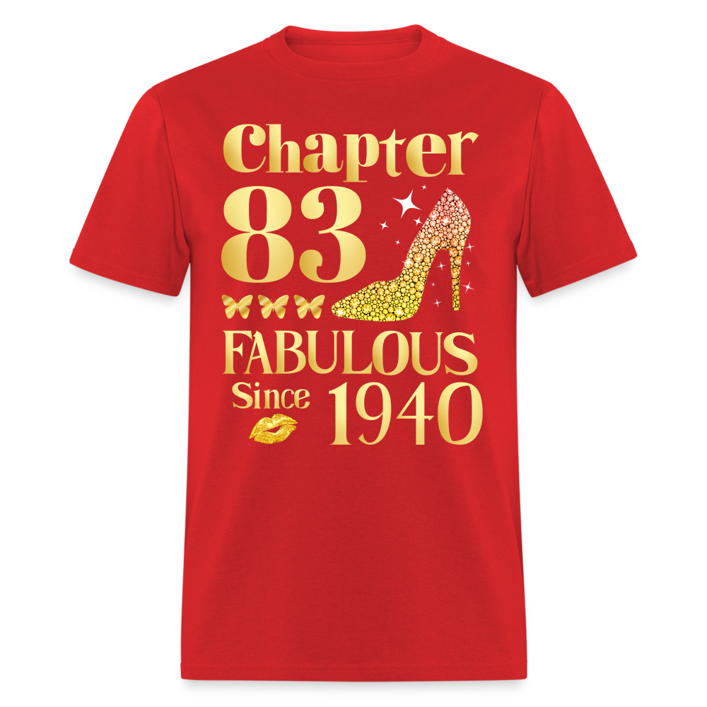 CHAPTER 83-1940 SHIRT - red