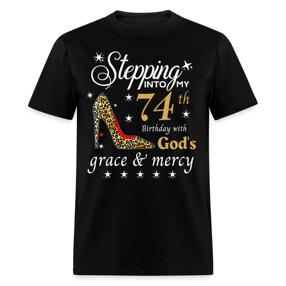 STEP 74TH BDAY GRACE SHIRT - black