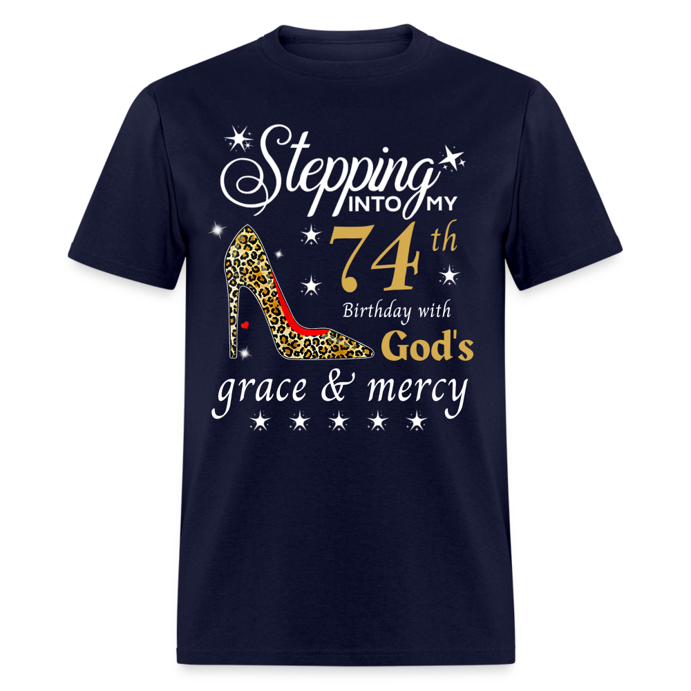 STEP 74TH BDAY GRACE SHIRT - navy