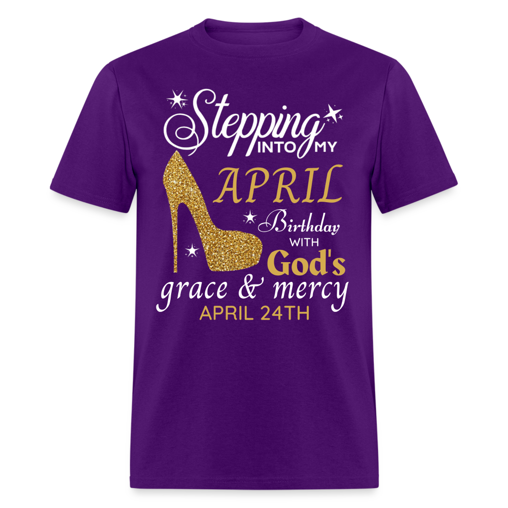 APRIL 24TH GRACE SHIRT - purple