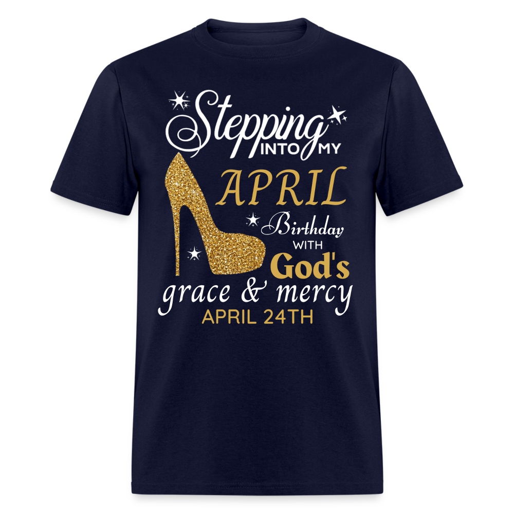 APRIL 24TH GRACE SHIRT - navy