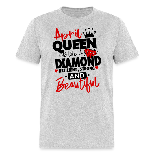APRIL QUEEN BEAUTIFUL SHIRT - heather gray
