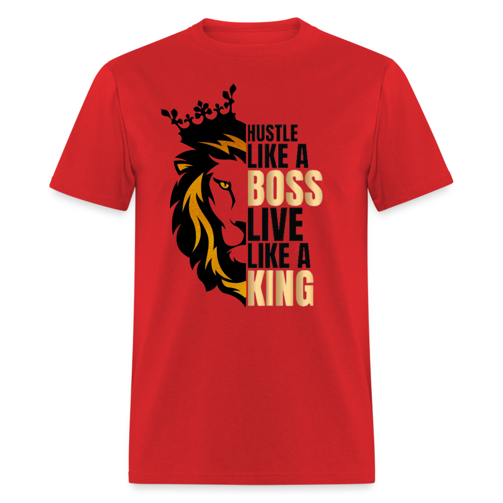 LIVE LIKE A KING SHIRT - red