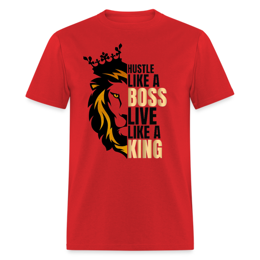 LIVE LIKE A KING SHIRT - red