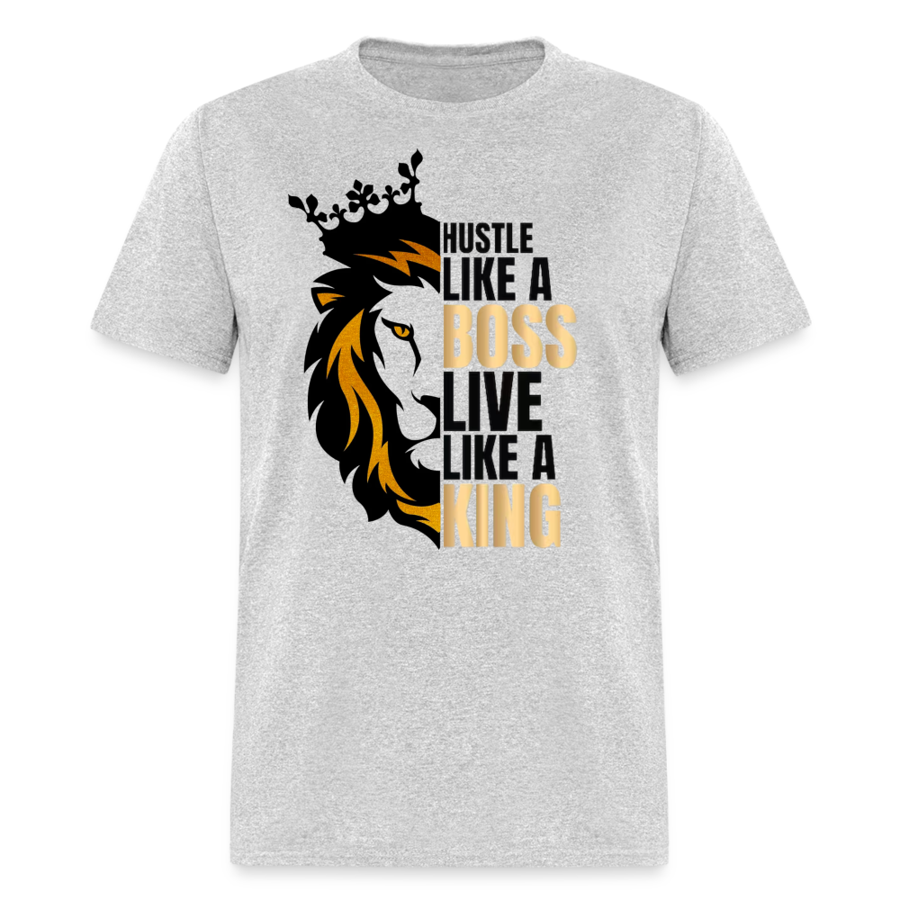 LIVE LIKE A KING SHIRT - heather gray