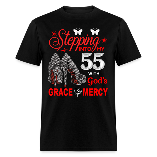 STEP 55 GRACE FAITH MERCY SHIRT - black