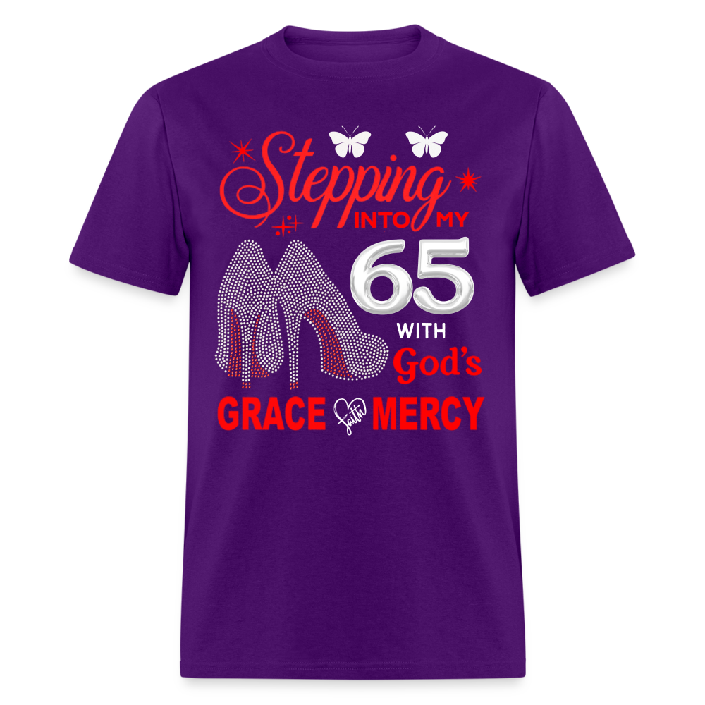 STEP 65 GRACE FAITH MERCY SHIRT - purple