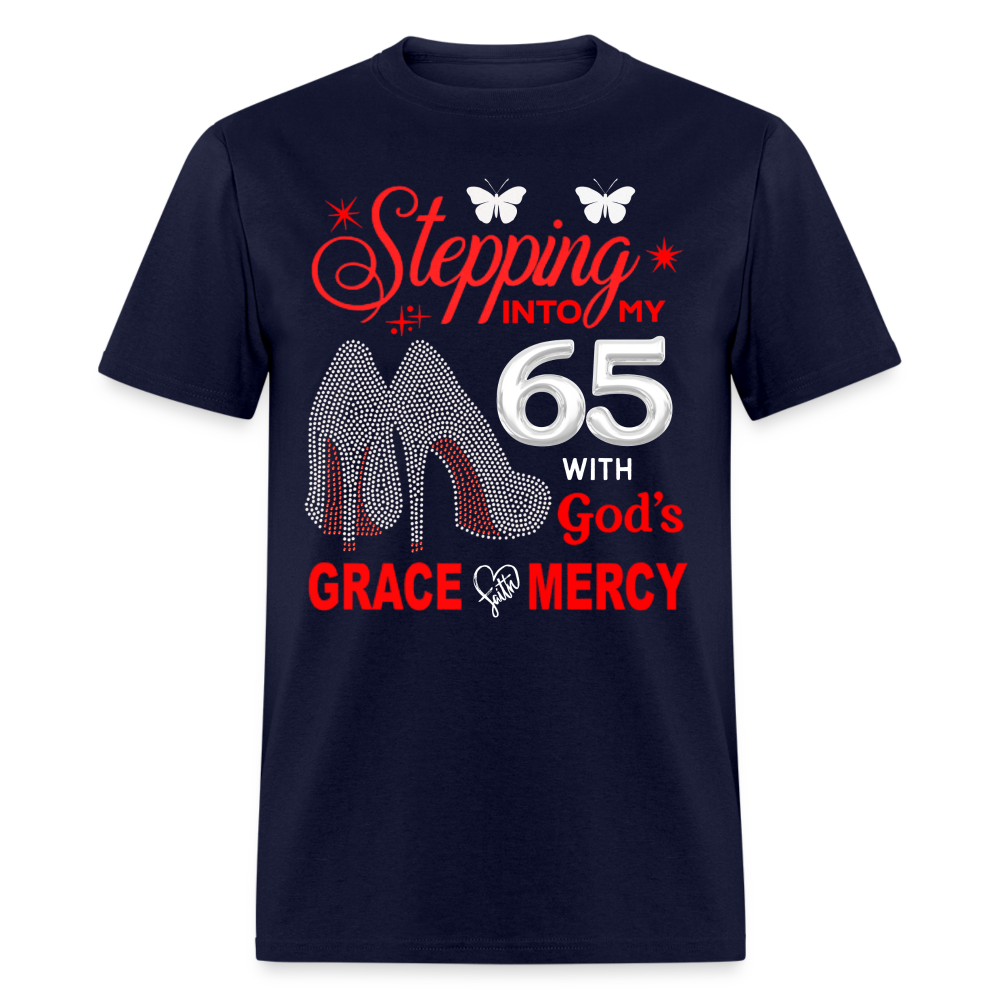 STEP 65 GRACE FAITH MERCY SHIRT - navy